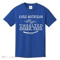 Lake Michigan Unsalted Shark Free Kids T-Shirt thumb 0