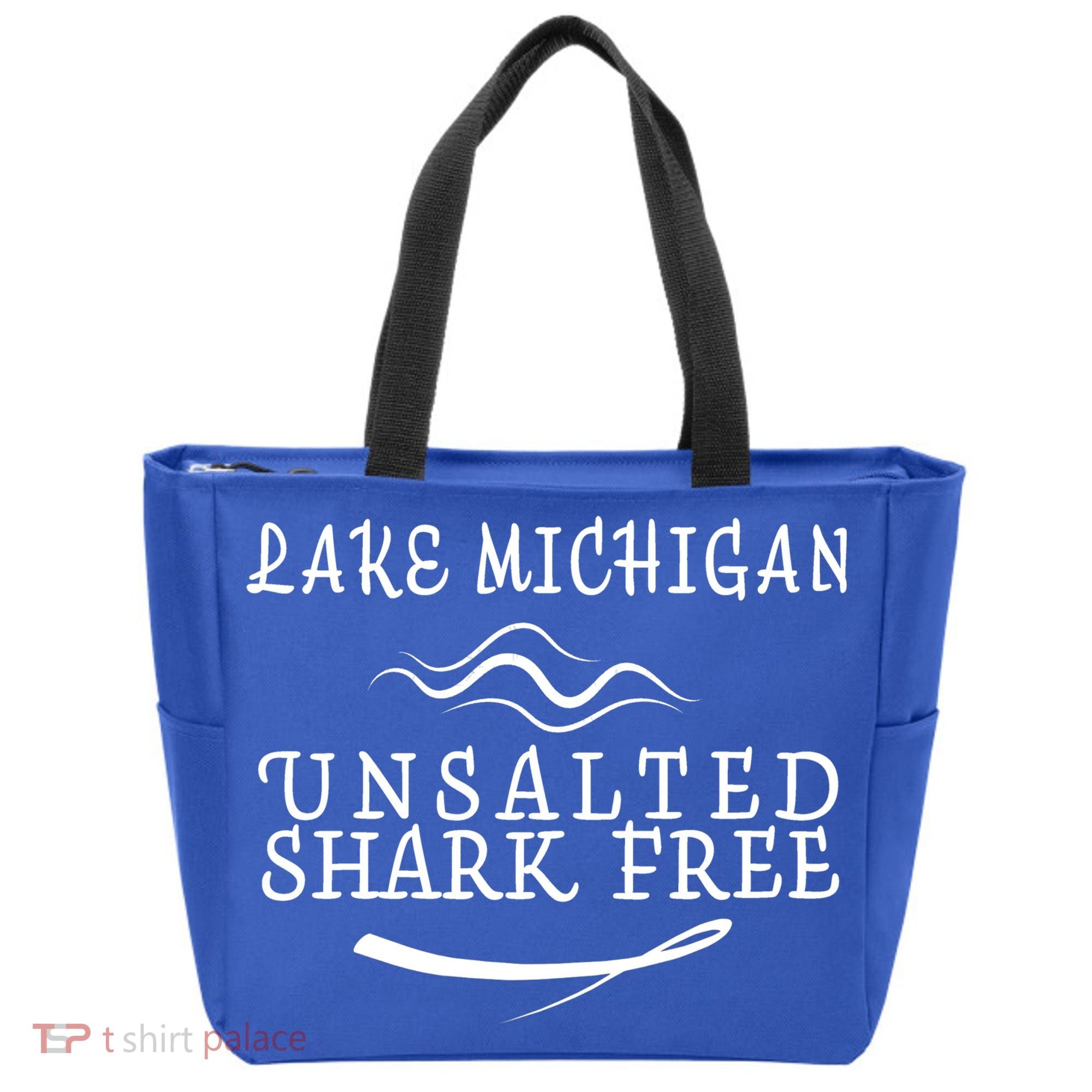 Lake Michigan Unsalted Shark Free Tote Bag