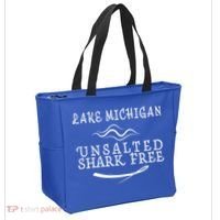 Lake Michigan Unsalted Shark Free Tote Bag thumb 2