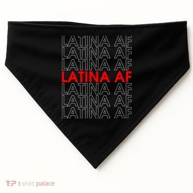 Latina Af USA-Made Doggie Bandana