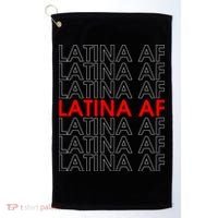 Latina Af Golf Towel thumb 0