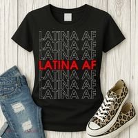 Latina Af Women's T-Shirt thumb 3