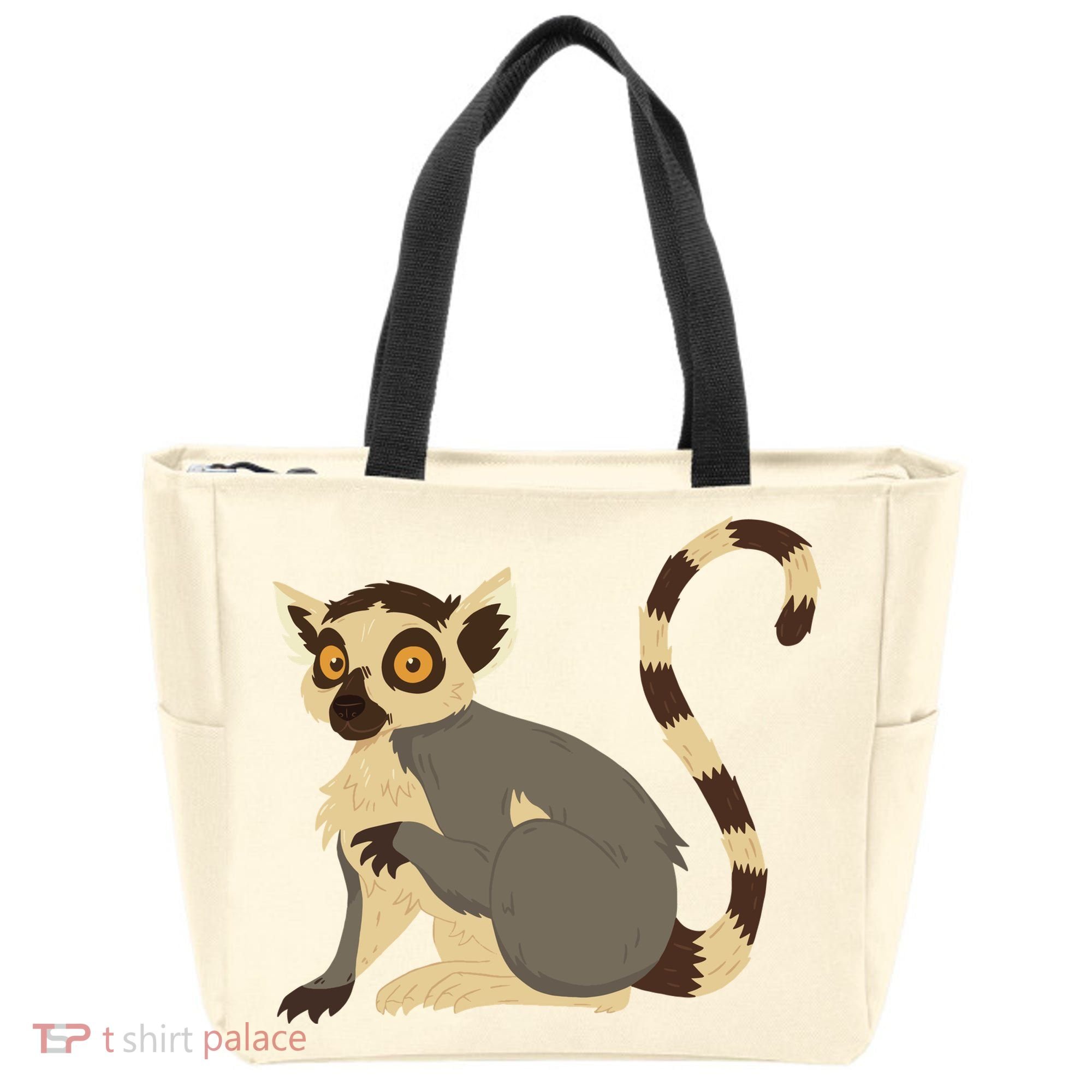 Lemur Animal Tote Bag