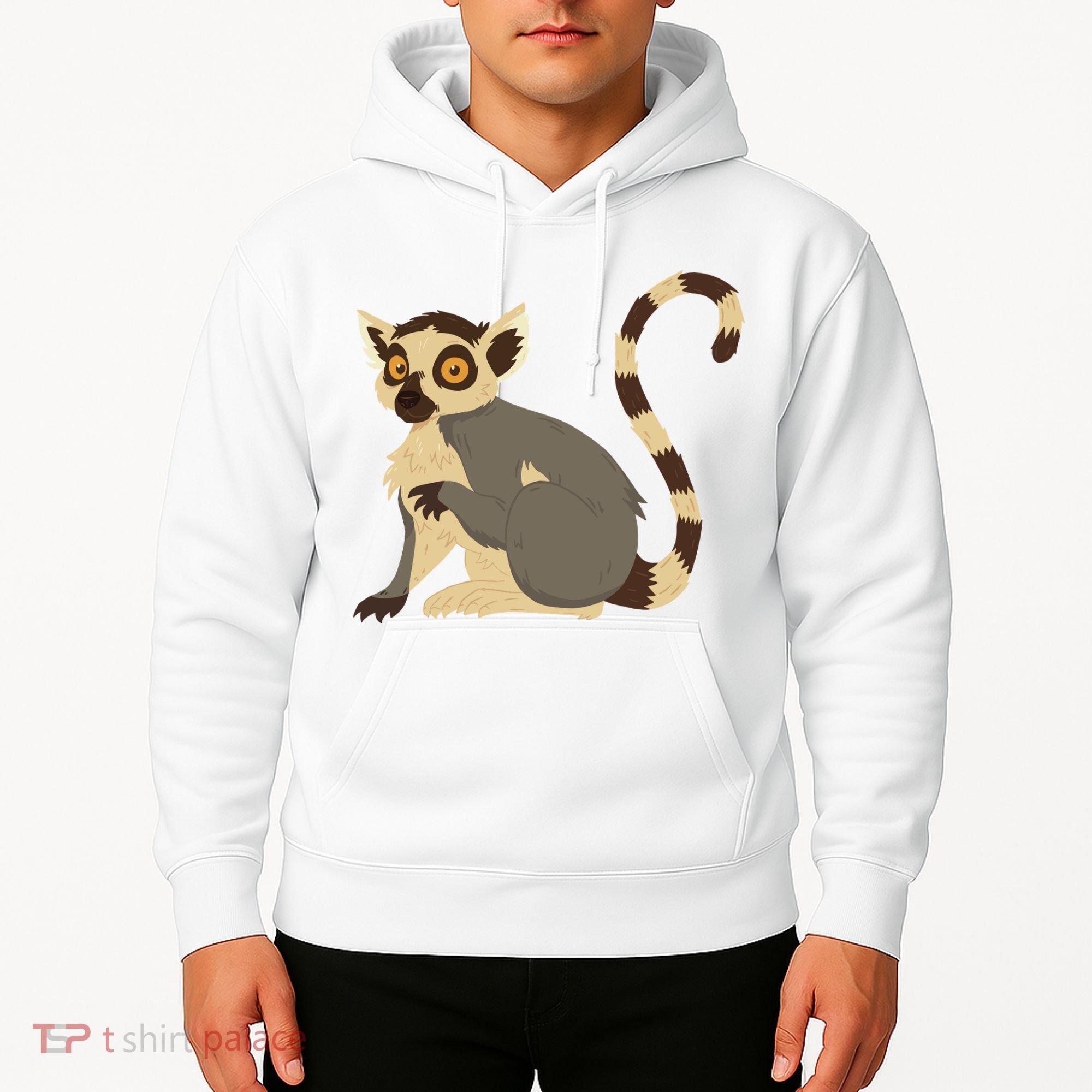 Lemur Animal Hoodie
