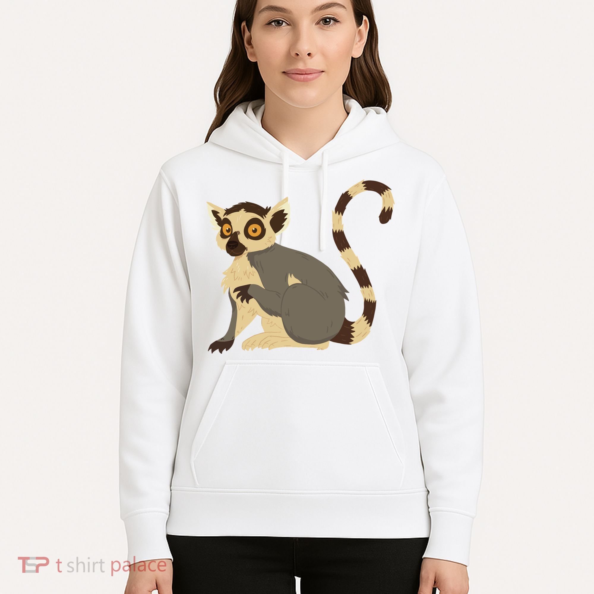 Lemur Animal Hoodie