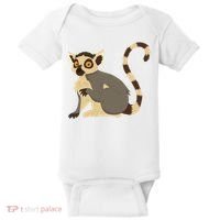 Lemur Animal Baby Bodysuit thumb 0