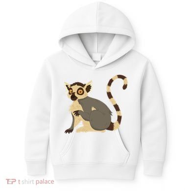 Lemur Animal Kids Hoodie