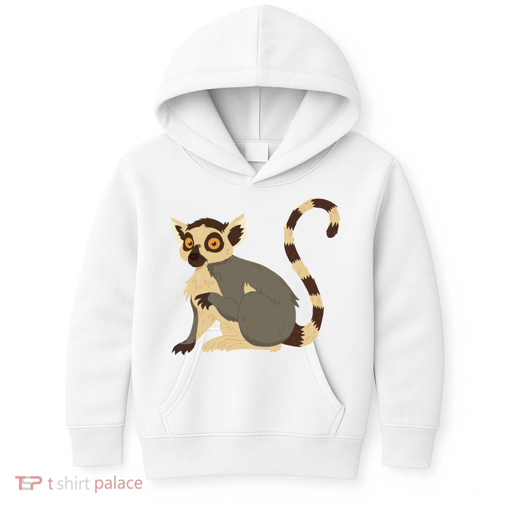 Lemur Animal Kids Hoodie