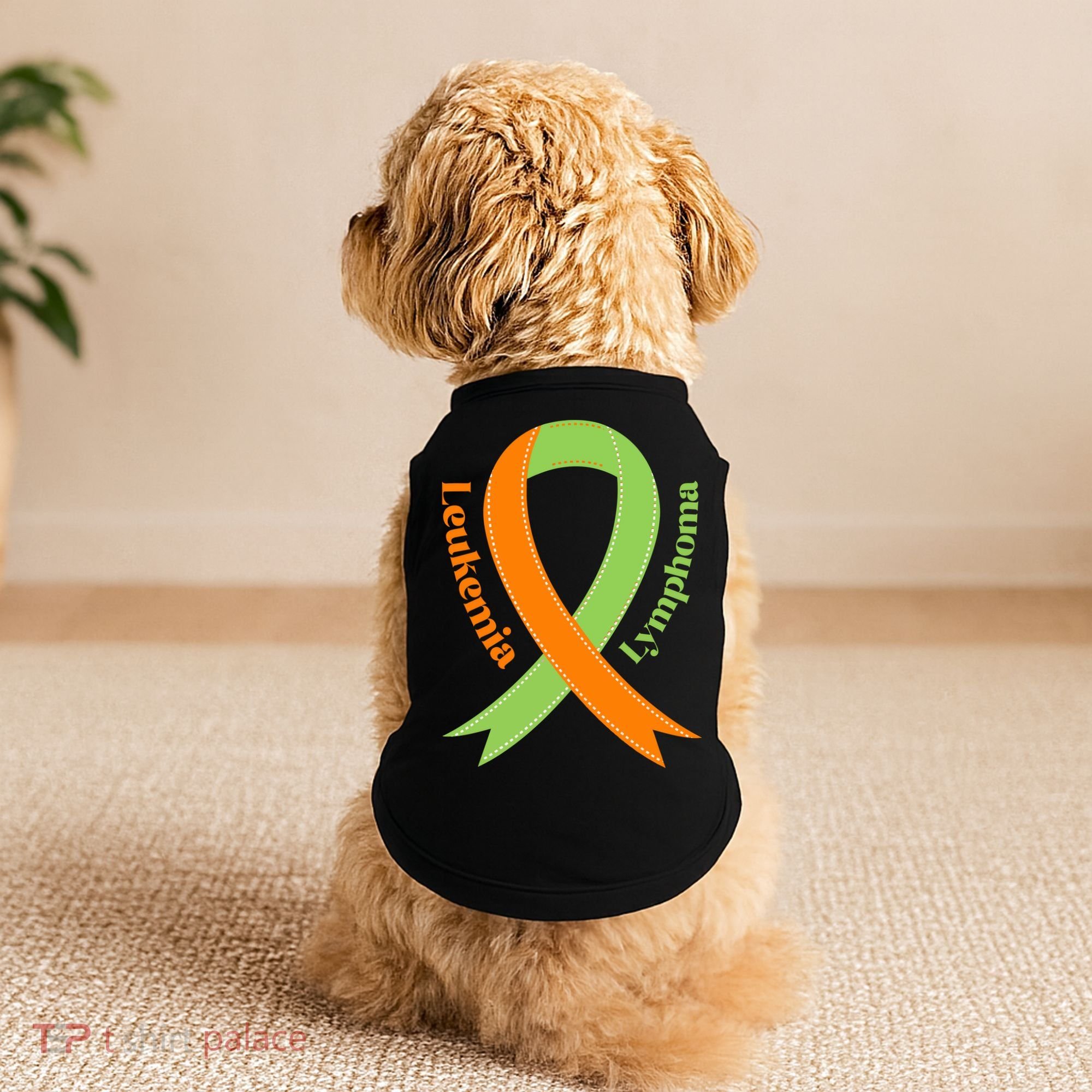 Leukemia And Lymphoma Awareness Doggie Tank
