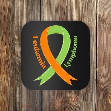 Leukemia And Lymphoma Awareness Coaster