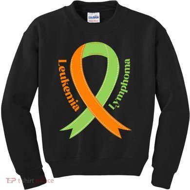 Leukemia And Lymphoma Awareness Kids Sweatshirt