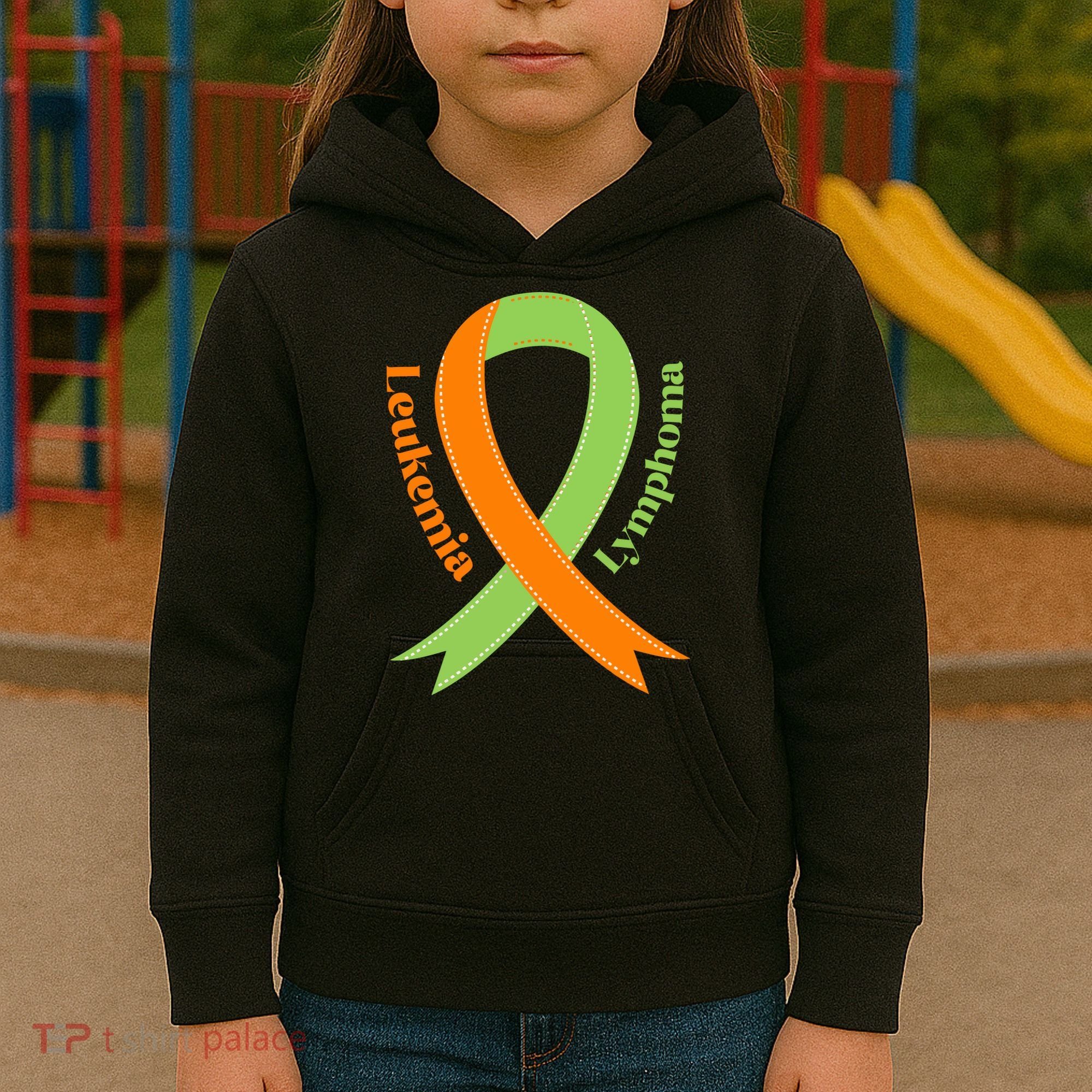 Leukemia And Lymphoma Awareness Kids Hoodie