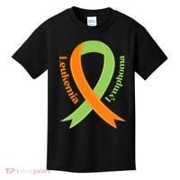 Leukemia And Lymphoma Awareness Kids T-Shirt thumb 0