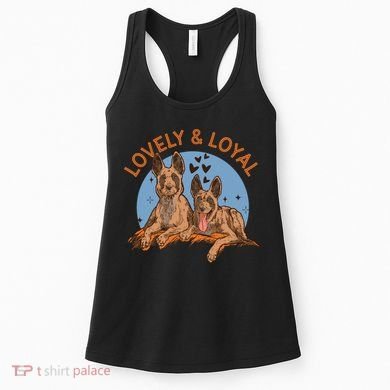 Lovely And Loyal Dog Women's Tank Top