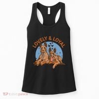 Lovely And Loyal Dog Women's Tank Top thumb 0