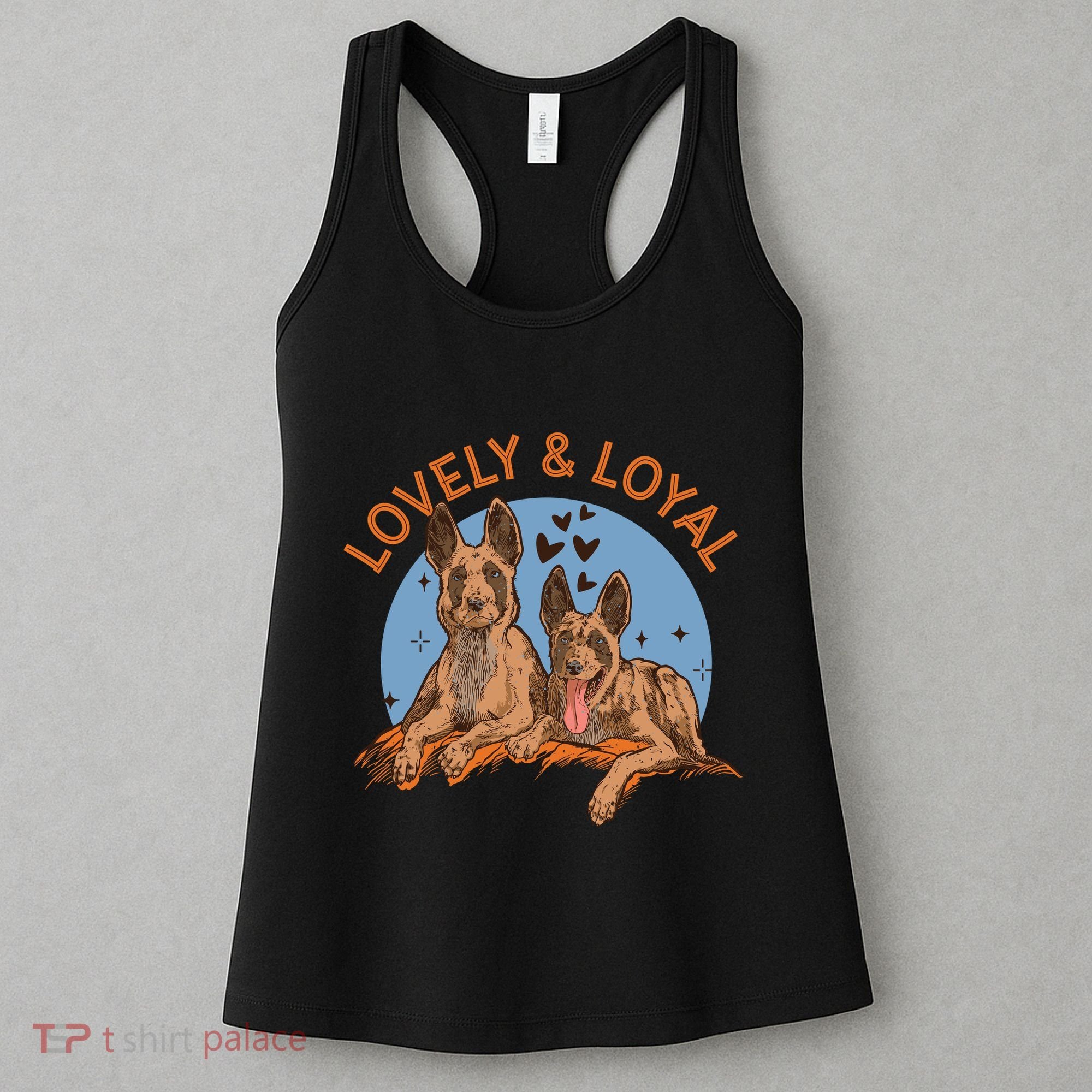 Lovely And Loyal Dog Women's Tank Top