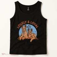 Lovely And Loyal Dog Tank Top thumb 2