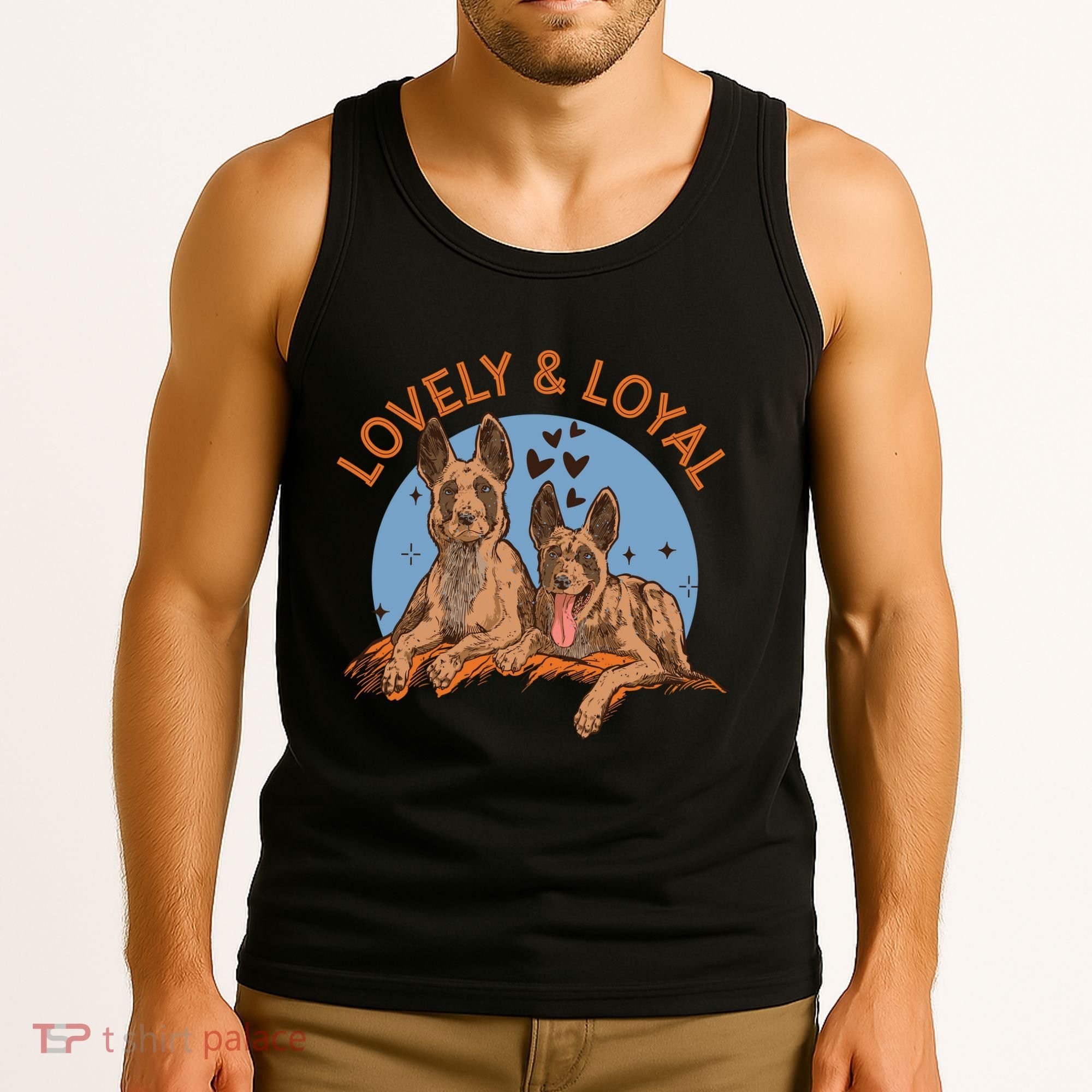 Lovely And Loyal Dog Tank Top