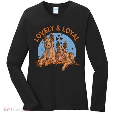 Lovely And Loyal Dog Women's Long Sleeve Shirt