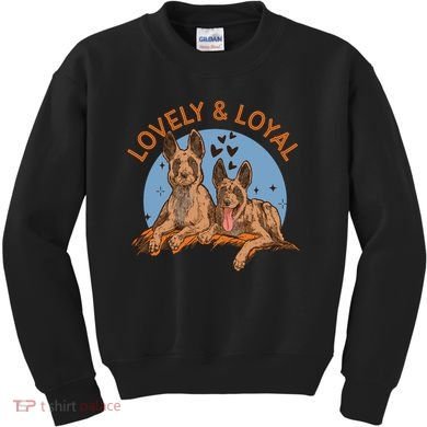Lovely And Loyal Dog Kids Sweatshirt