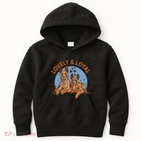 Lovely And Loyal Dog Kids Hoodie thumb 0
