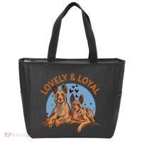 Lovely And Loyal Dog Tote Bag thumb 0