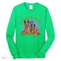 Lovely And Loyal Dog Long Sleeve Shirt thumb 0