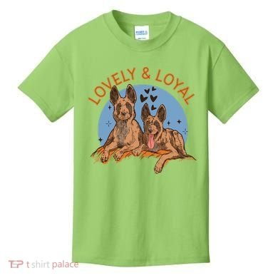 Lovely And Loyal Dog Kids T-Shirt
