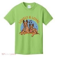 Lovely And Loyal Dog Kids T-Shirt thumb 0