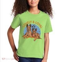Lovely And Loyal Dog Kids T-Shirt thumb 2