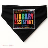 Librarian Assistant Library USA-Made Doggie Bandana thumb 0