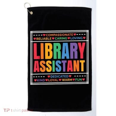 Librarian Assistant Library Golf Towel