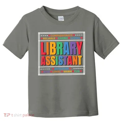 Librarian Assistant Library Toddler T-Shirt