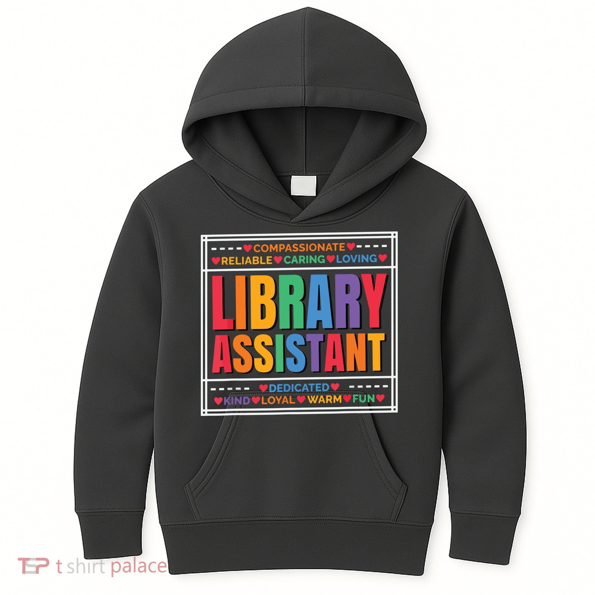 Librarian Assistant Library Kids Hoodie