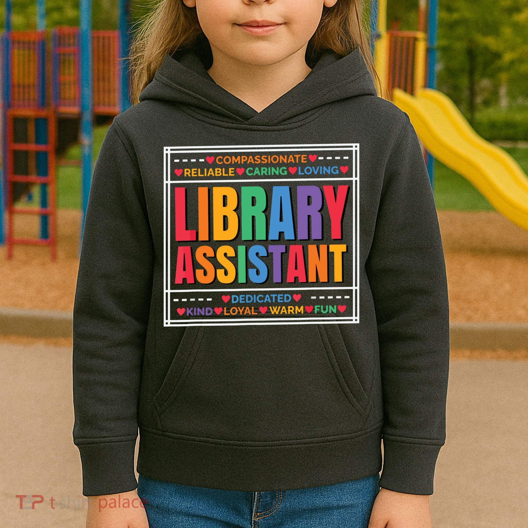 Librarian Assistant Library Kids Hoodie