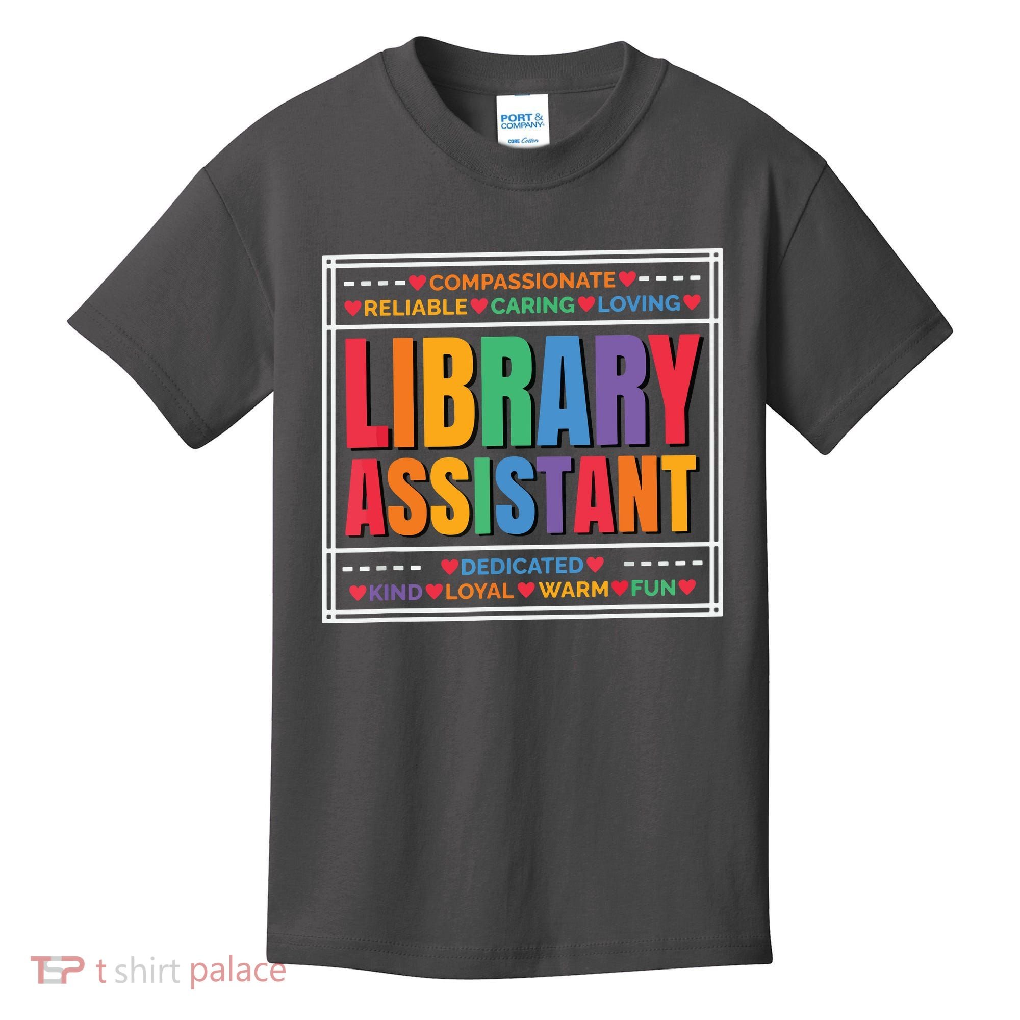 Librarian Assistant Library Kids T-Shirt