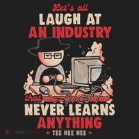 Lets All Laugh At An Industry That Never Learns Anything Beanie thumb 2