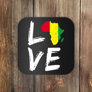 Love Africa Logo Coaster
