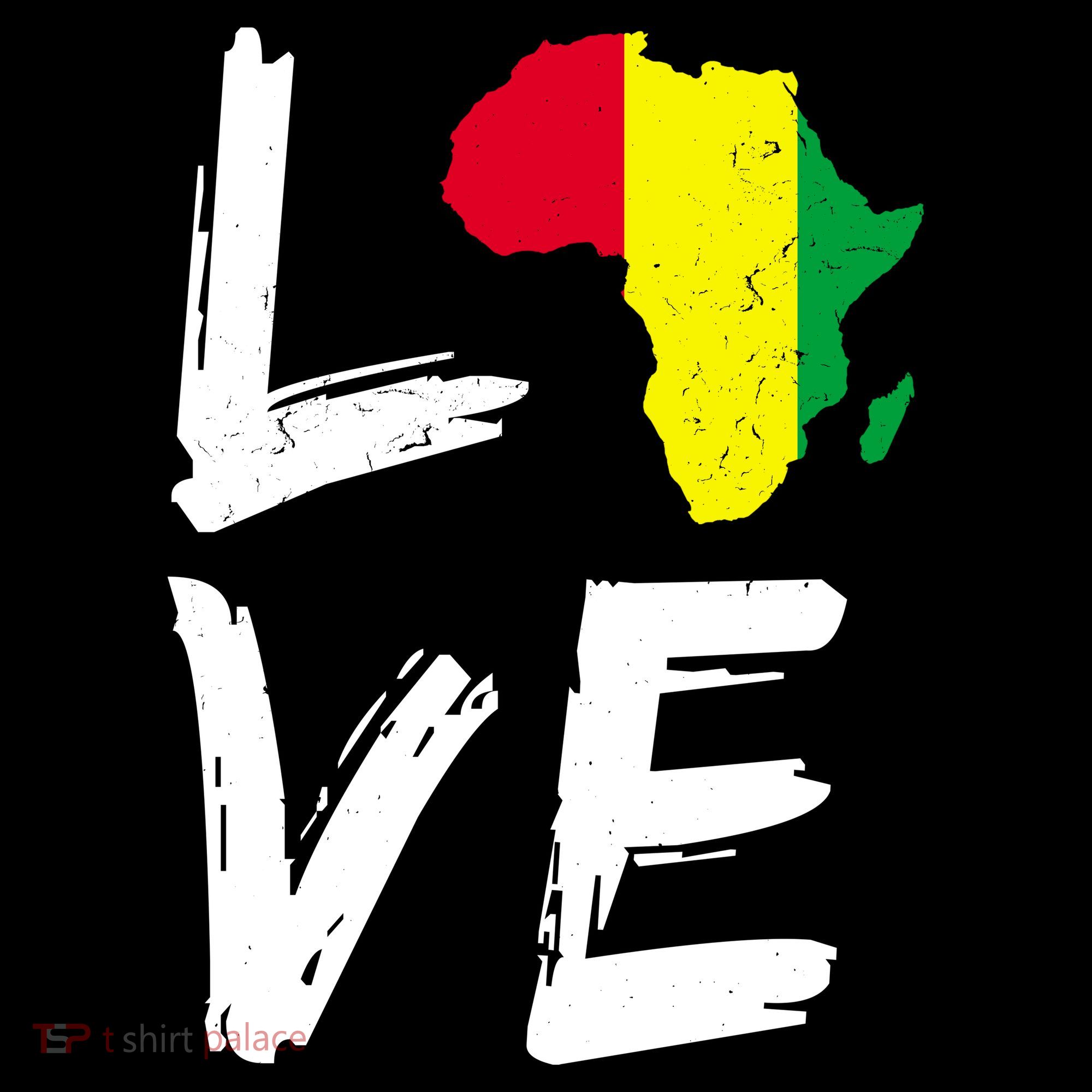 Love Africa Logo Coaster