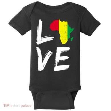 Love Africa Logo Baby Bodysuit
