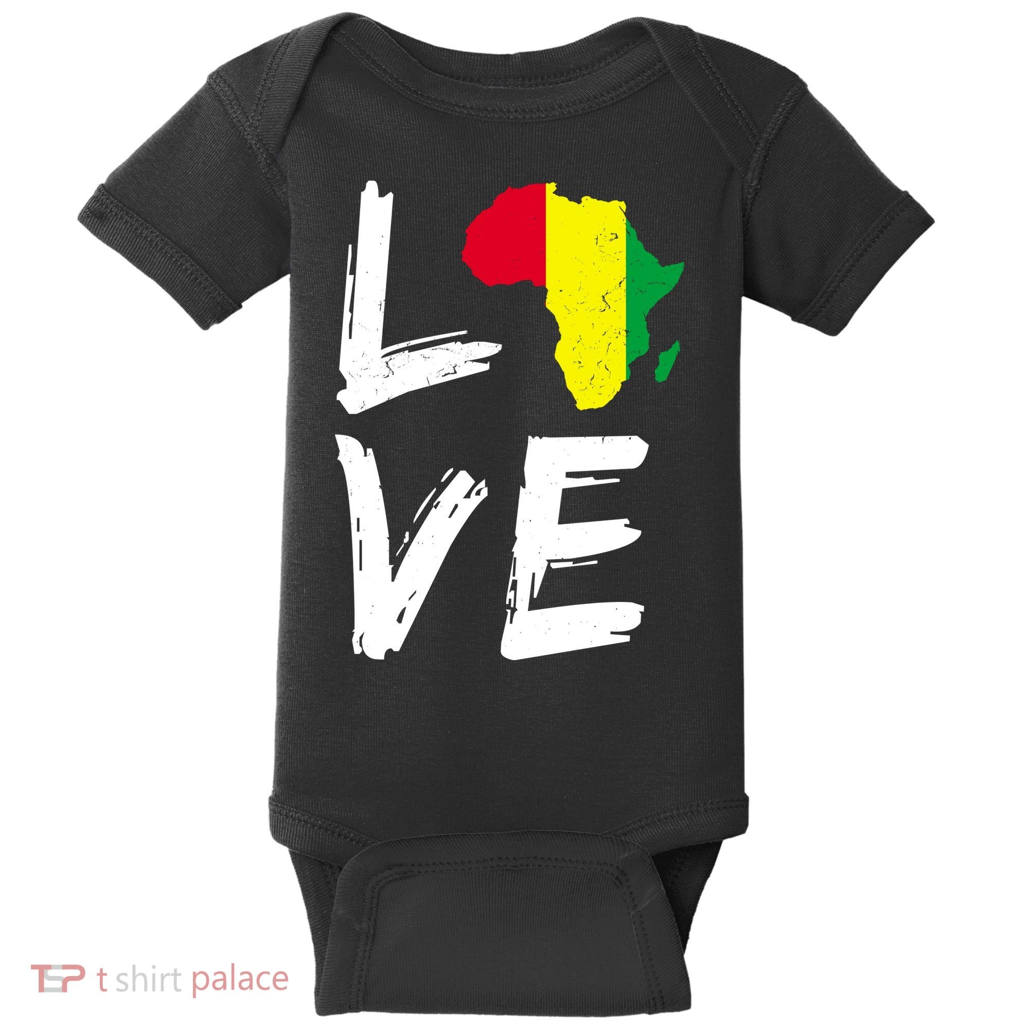 Love Africa Logo Baby Bodysuit