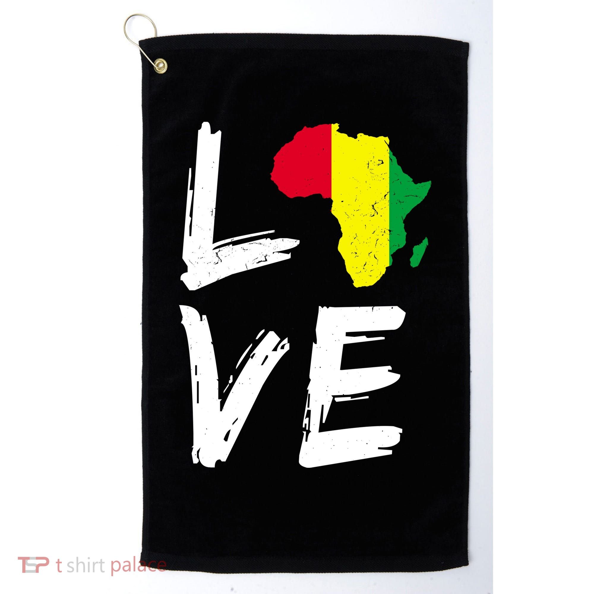 Love Africa Logo Golf Towel