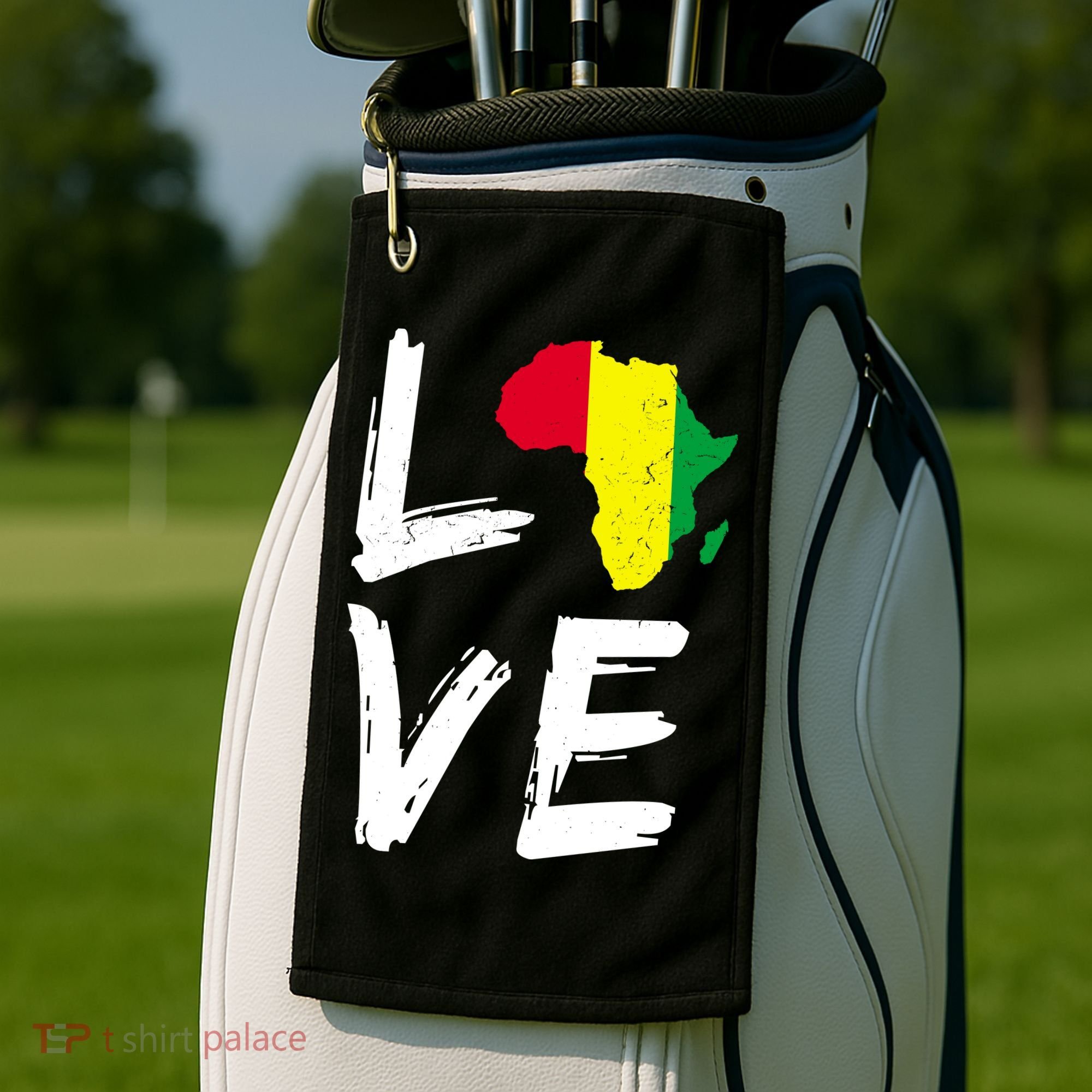 Love Africa Logo Golf Towel