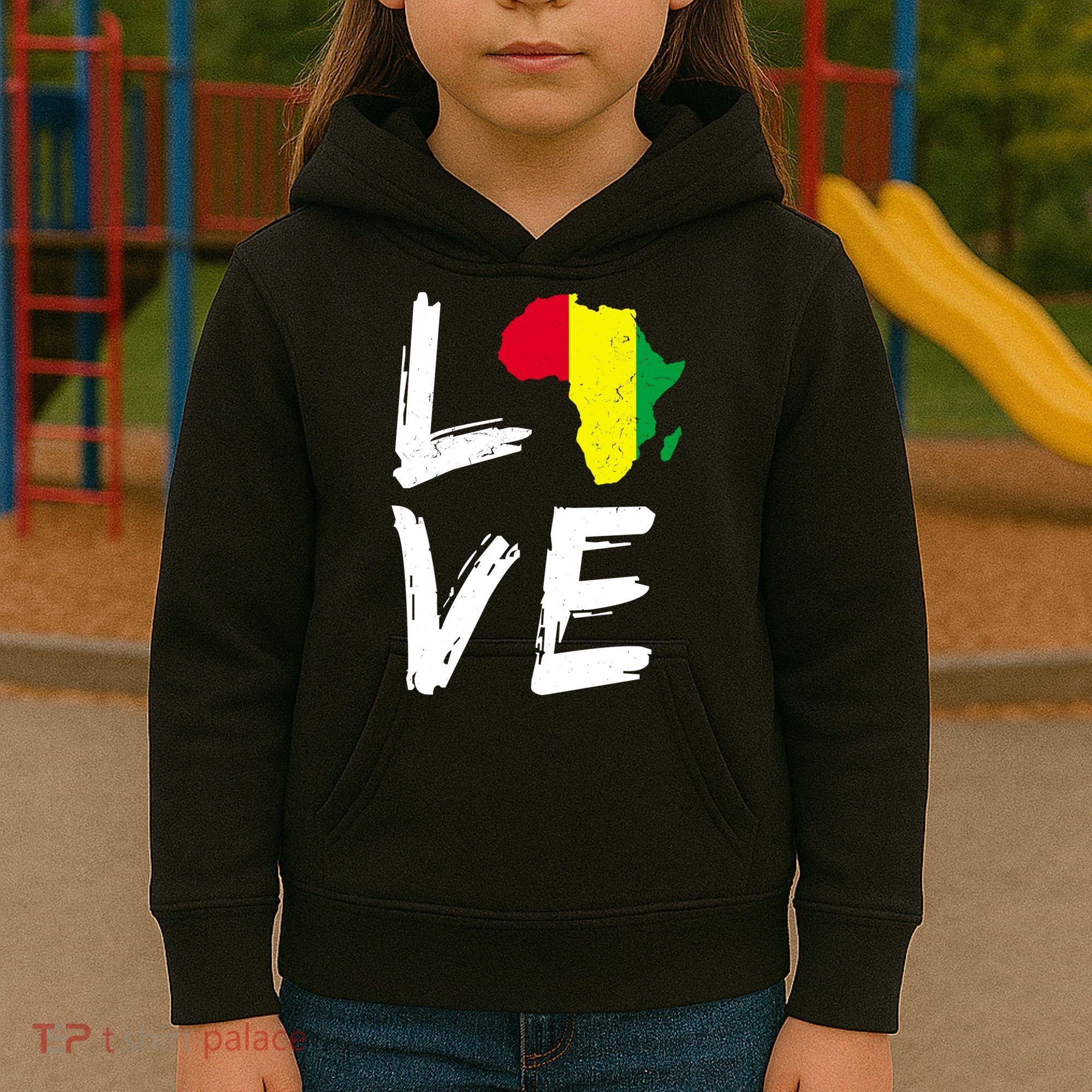 Love Africa Logo Kids Hoodie