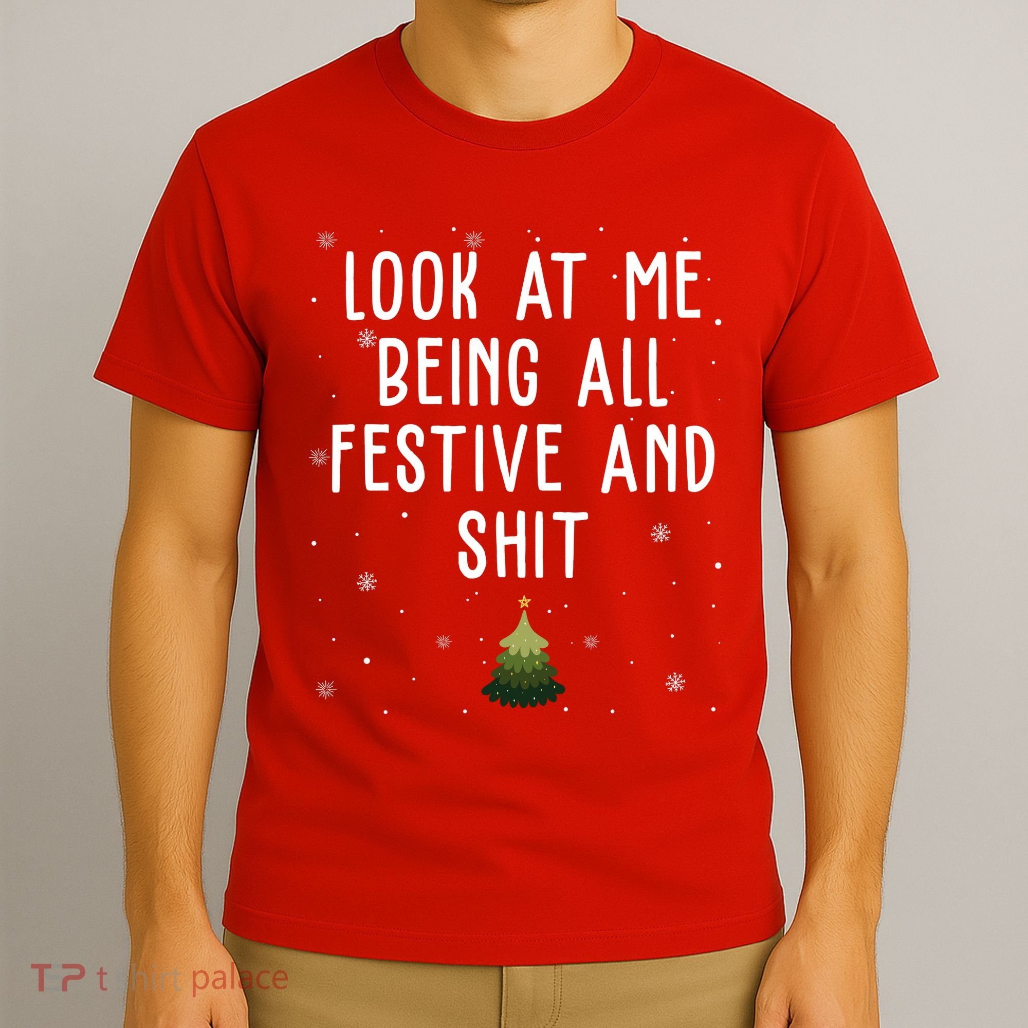 Look At Me Being All Festive And Shit Holiday T-Shirt