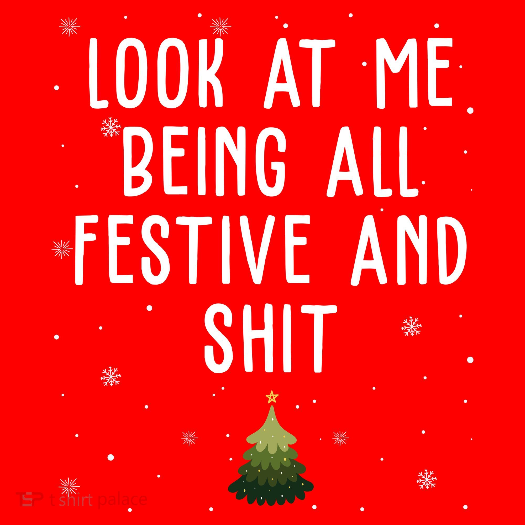 Look At Me Being All Festive And Shit Holiday Mousepad