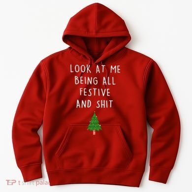 Look At Me Being All Festive And Shit Hoodie