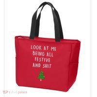 Look At Me Being All Festive And Shit Tote Bag thumb 3