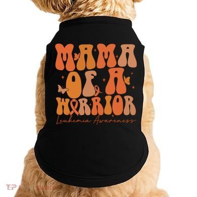 Leukemia Awareness Mama Of A Warrior Doggie Tank
