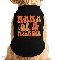 Leukemia Awareness Mama Of A Warrior Doggie Tank thumb 0